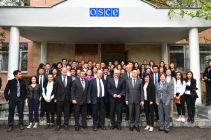 Академию ОБСЕ в Бишкеке посетил действующий председатель ОБСЕ, глава МИД ФРГ Франк-Вальтер Штайнмайер