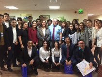October 25, 2018. MA Students met the Head of the EU Delegation Ambassador Eduard Auer
