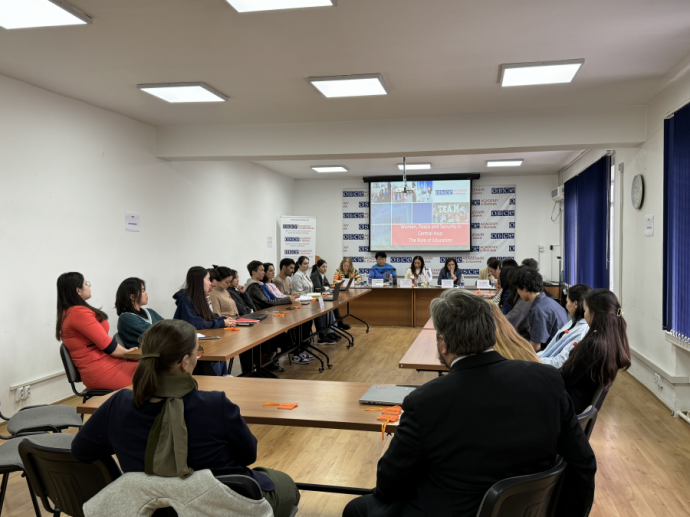 OSCE Academy hosts Discussion on Women, Peace, and Security in Central Asia