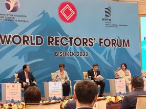Deputy Director attends the World Rector’s Forum in Bishkek
