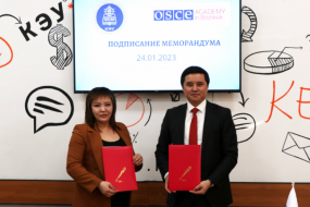 OSCE Academy and Kyrgyz Economic University sign a Memorandum
