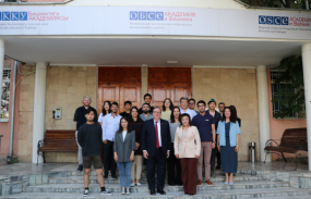 Meeting of MA Students with the U.S. Ambassador in Kyrgyzstan
