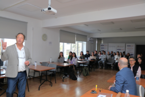OSCE Academy hosts a guest lecture on “International Law Through Film” with Dr. Stefan Ziegler